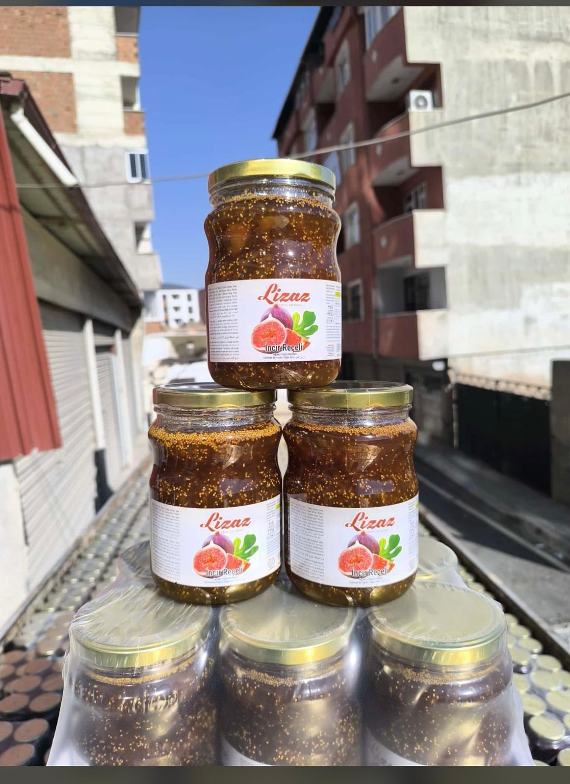 LİZAZ 1.5 KG KAYISI CAM REÇEL